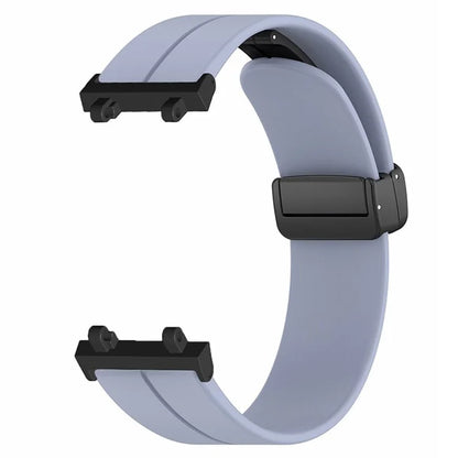 For Huami Amazfit Active Edge A2212 Watch Band Silicone Wrist Strap with Magnetic Folding Buckle
