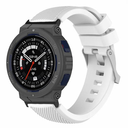 For Huami Amazfit Active Edge A2212 Watch Band Twill Texture Silicone Strap Replacement