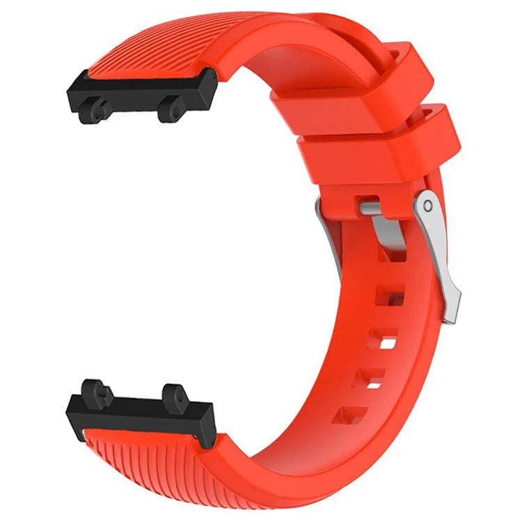 For Huami Amazfit Active Edge A2212 Watch Band Twill Texture Silicone Strap Replacement