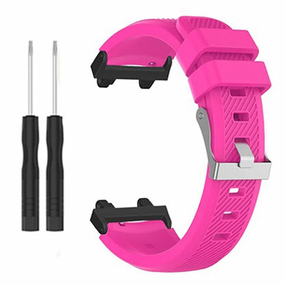 For Huami Amazfit Active Edge A2212 Watch Band Twill Texture Silicone Strap Replacement