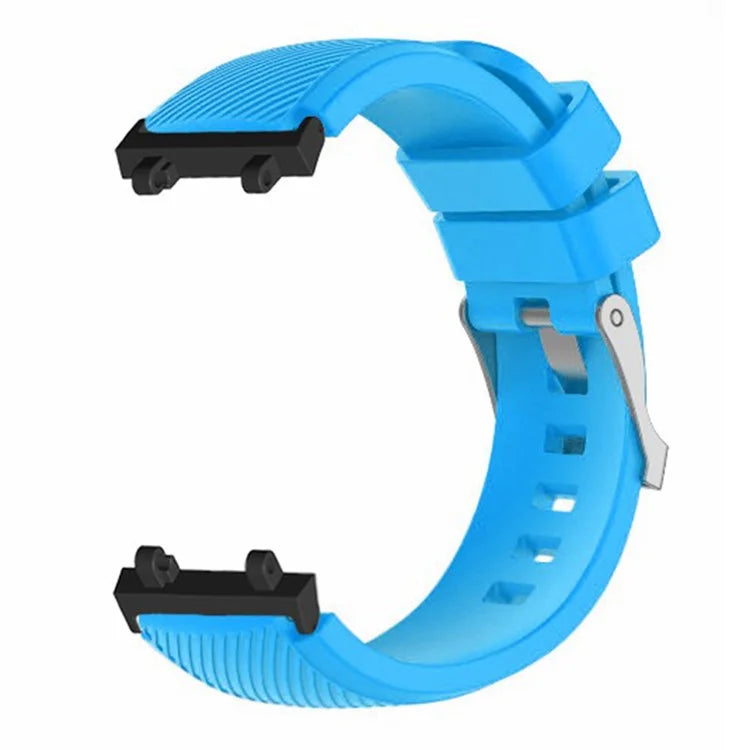 For Huami Amazfit Active Edge A2212 Watch Band Twill Texture Silicone Strap Replacement