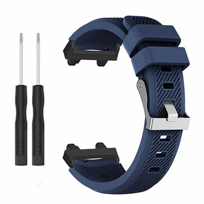 For Huami Amazfit Active Edge A2212 Watch Band Twill Texture Silicone Strap Replacement
