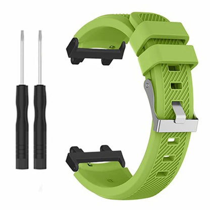 For Huami Amazfit Active Edge A2212 Watch Band Twill Texture Silicone Strap Replacement