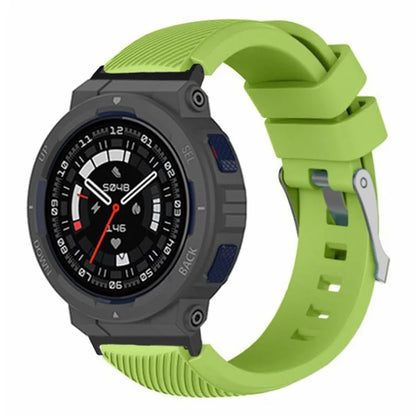 For Huami Amazfit Active Edge A2212 Watch Band Twill Texture Silicone Strap Replacement
