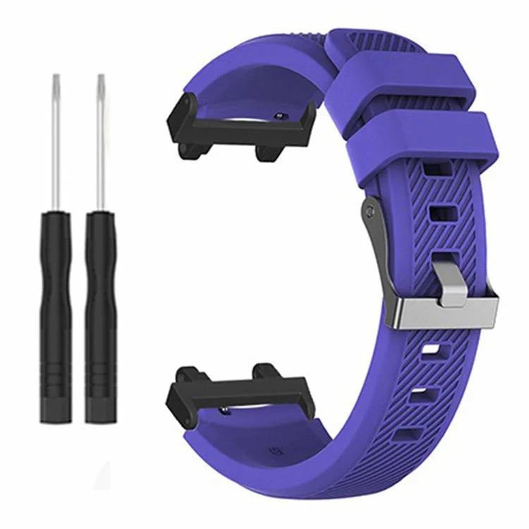 For Huami Amazfit Active Edge A2212 Watch Band Twill Texture Silicone Strap Replacement
