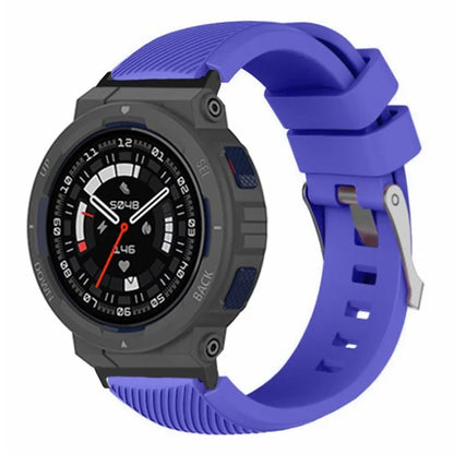 For Huami Amazfit Active Edge A2212 Watch Band Twill Texture Silicone Strap Replacement
