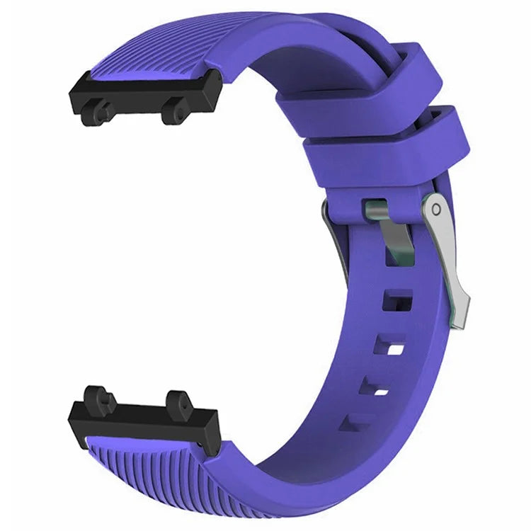 For Huami Amazfit Active Edge A2212 Watch Band Twill Texture Silicone Strap Replacement