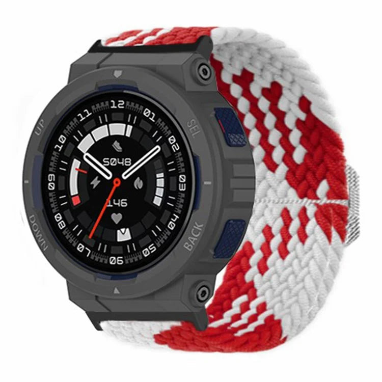 For Huami Amazfit Active Edge (A2212) Watch Band Braided Nylon Adjustable Straps
