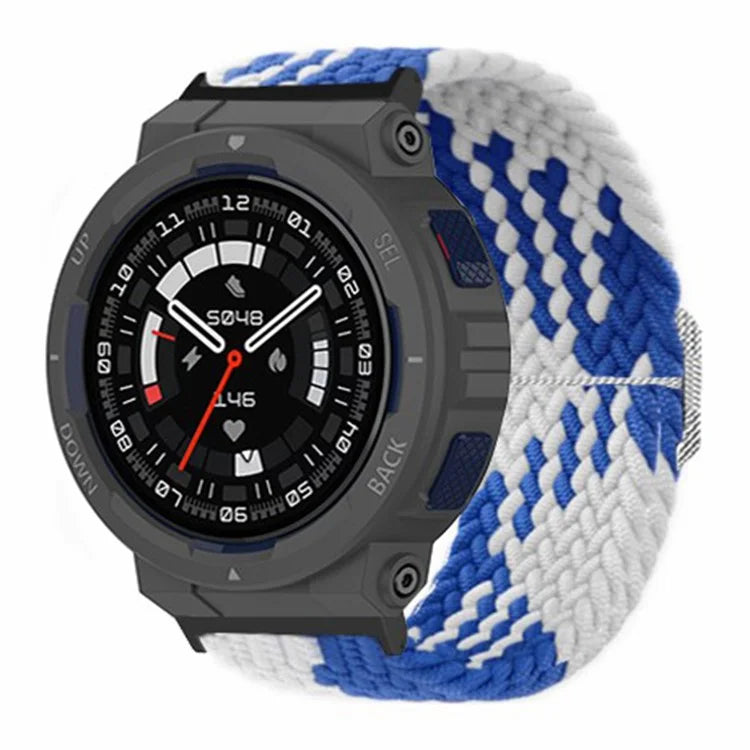For Huami Amazfit Active Edge (A2212) Watch Band Braided Nylon Adjustable Straps