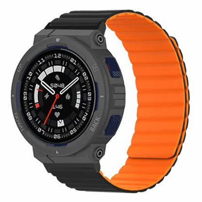 For Huami Amazfit Active Edge (A2212) Magnetic Watch Band Silicone Watch Strap