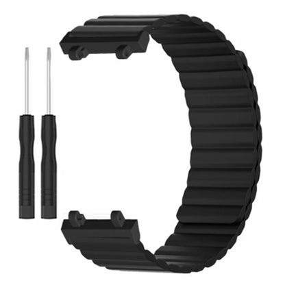 For Huami Amazfit Active Edge (A2212) Magnetic Watch Band Silicone Watch Strap