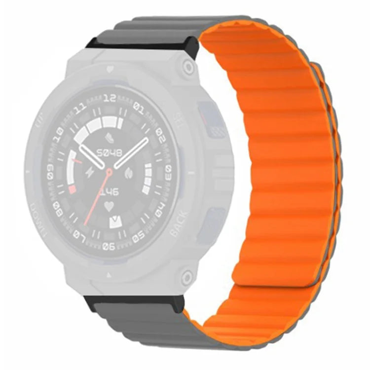 For Huami Amazfit Active Edge (A2212) Magnetic Watch Band Silicone Watch Strap