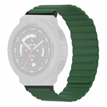 For Huami Amazfit Active Edge (A2212) Magnetic Watch Band Silicone Watch Strap