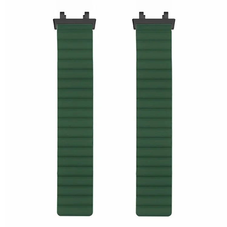 For Huami Amazfit Active Edge (A2212) Magnetic Watch Band Silicone Watch Strap
