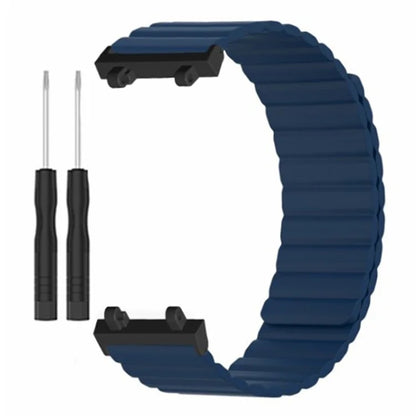 For Huami Amazfit Active Edge (A2212) Magnetic Watch Band Silicone Watch Strap