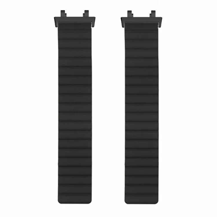 For Huami Amazfit Active Edge (A2212) Magnetic Watch Band Silicone Watch Strap+Wine Red