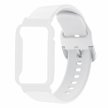 For Xiaomi Smart Band 8 Pro Silicone Sport Watch Band with Watch Case