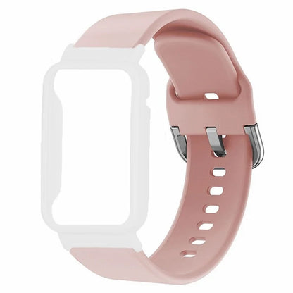 For Xiaomi Smart Band 8 Pro Silicone Sport Watch Band with Watch Case