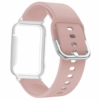 For Xiaomi Smart Band 8 Pro Silicone Sport Watch Band with Watch Case
