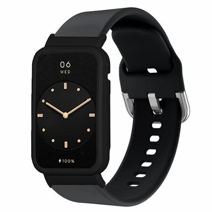 For Xiaomi Smart Band 8 Pro Silicone Sport Watch Band with Watch Case