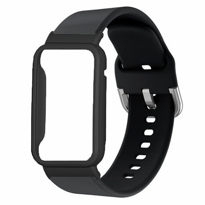 For Xiaomi Smart Band 8 Pro Silicone Sport Watch Band with Watch Case