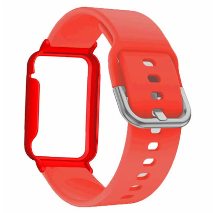 For Xiaomi Smart Band 8 Pro Silicone Sport Watch Band with Watch Case
