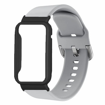For Xiaomi Smart Band 8 Pro Silicone Sport Watch Band with Watch Case