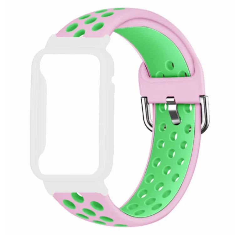 For Xiaomi Smart Band 8 Pro Silicone Watch Bands Replacement Strap with Watch Case