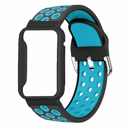 For Xiaomi Smart Band 8 Pro Silicone Watch Bands Replacement Strap with Watch Case