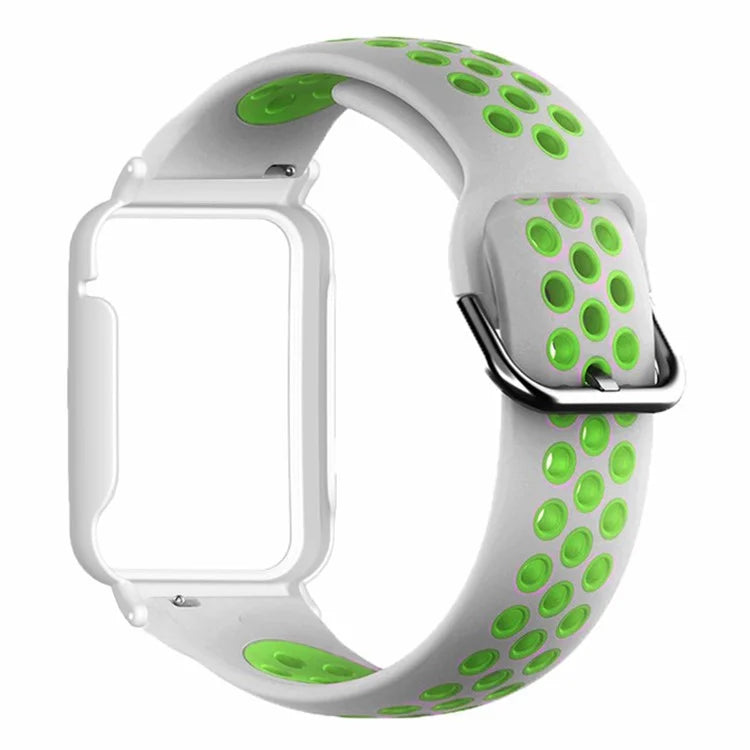 For Xiaomi Smart Band 8 Pro Silicone Watch Bands Replacement Strap with Watch Case
