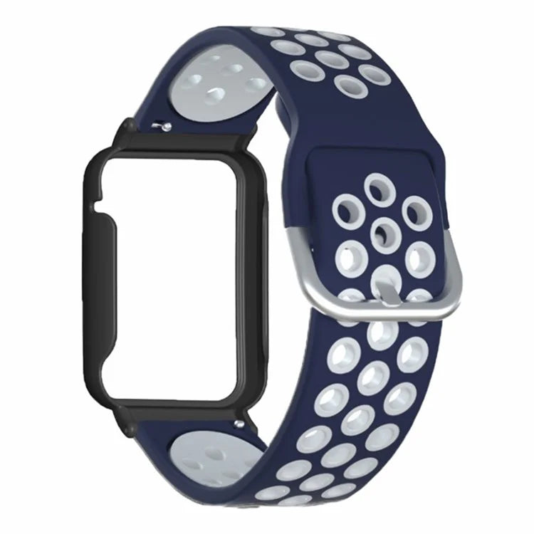 For Xiaomi Smart Band 8 Pro Silicone Watch Bands Replacement Strap with Watch Case
