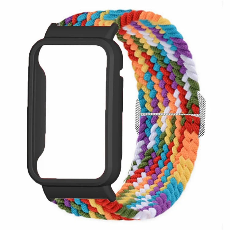 For Xiaomi Smart Band 8 Pro Watch Bands Braided Nylon Strap with Watch Case