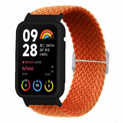For Xiaomi Smart Band 8 Pro Watch Bands Braided Nylon Strap with Watch Case