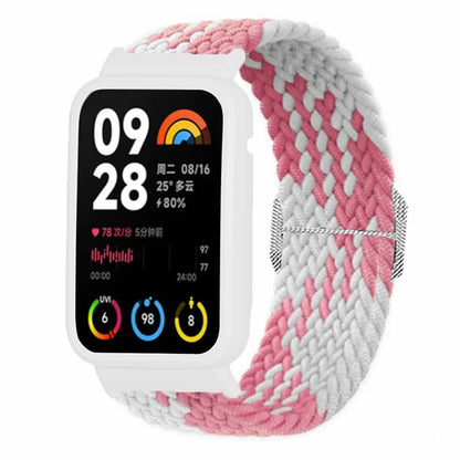 For Xiaomi Smart Band 8 Pro Watch Bands Braided Nylon Strap with Watch Case