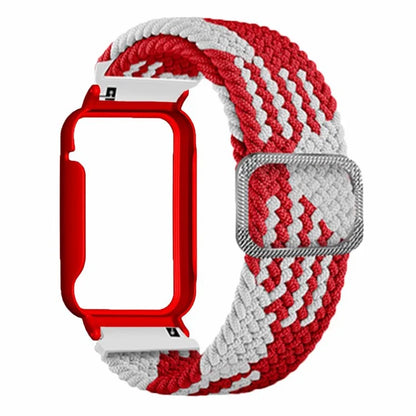 For Xiaomi Smart Band 8 Pro Watch Bands Braided Nylon Strap with Watch Case
