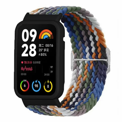 For Xiaomi Smart Band 8 Pro Watch Bands Braided Nylon Strap with Watch Case