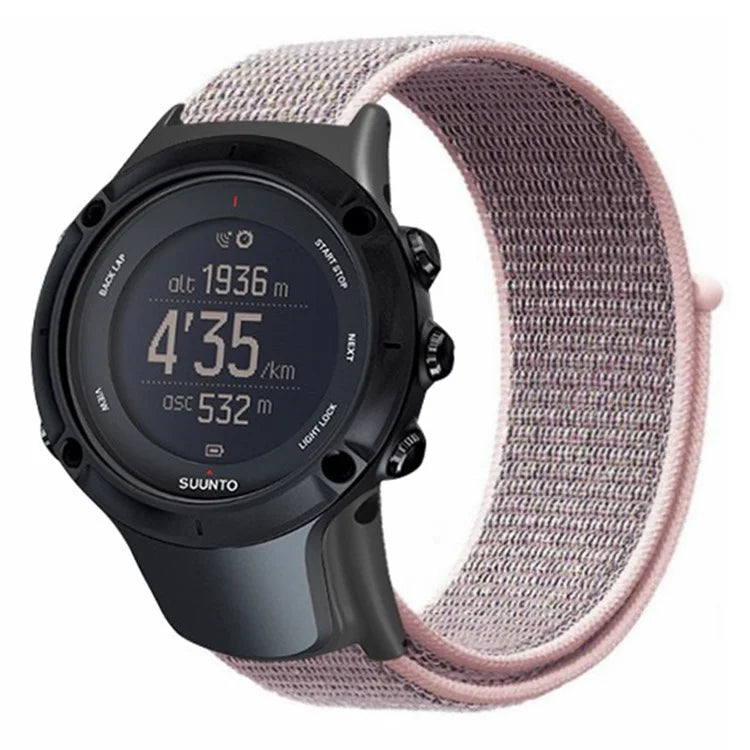 For Sunnto Ambit 3 / Ambit 3 Sport / Ambit 3 Run Peak Watch Band Nylon Sport Loop Watch Strap