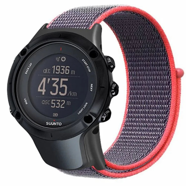 For Sunnto Ambit 3 / Ambit 3 Sport / Ambit 3 Run Peak Watch Band Nylon Sport Loop Watch Strap