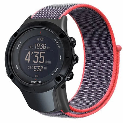 For Sunnto Ambit 3 / Ambit 3 Sport / Ambit 3 Run Peak Watch Band Nylon Sport Loop Watch Strap