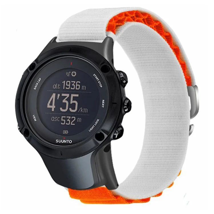 For Sunnto Ambit 3 / Ambit 3 Sport / Ambit 3 Run Peak Loop Nylon Bands Sport Nylon Replacement Strap