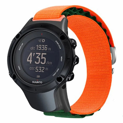 For Sunnto Ambit 3 / Ambit 3 Sport / Ambit 3 Run Peak Loop Nylon Bands Sport Nylon Replacement Strap