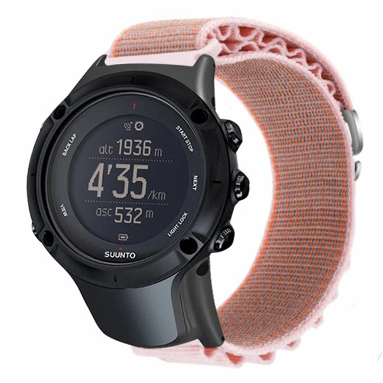 For Sunnto Ambit 3 / Ambit 3 Sport / Ambit 3 Run Peak Loop Nylon Bands Sport Nylon Replacement Strap