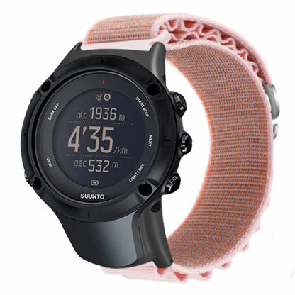 For Sunnto Ambit 3 / Ambit 3 Sport / Ambit 3 Run Peak Loop Nylon Bands Sport Nylon Replacement Strap