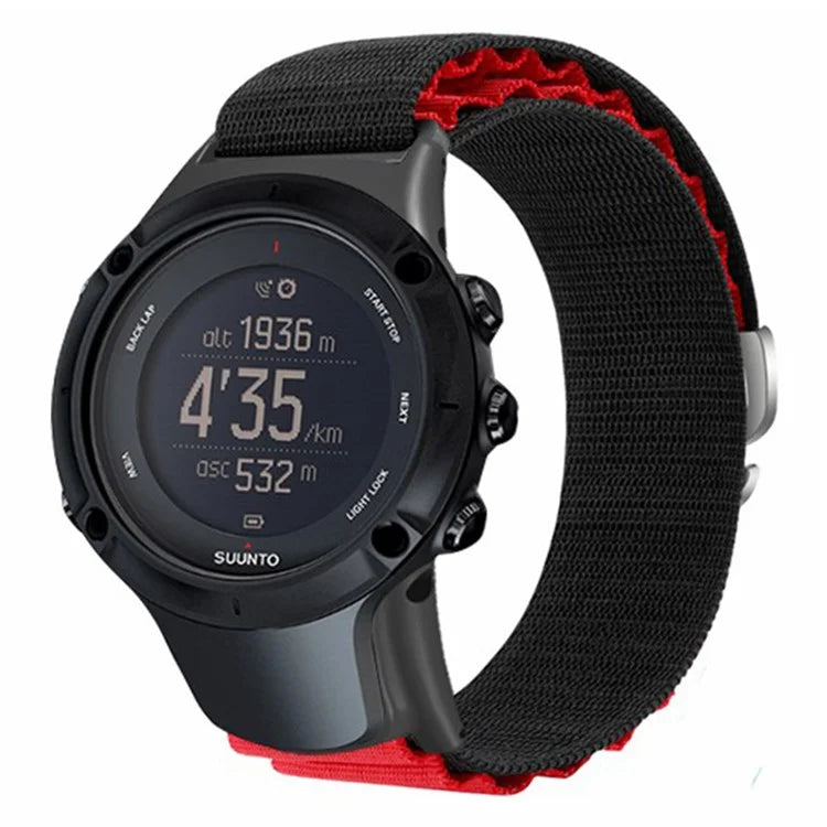 For Sunnto Ambit 3 / Ambit 3 Sport / Ambit 3 Run Peak Loop Nylon Bands Sport Nylon Replacement Strap