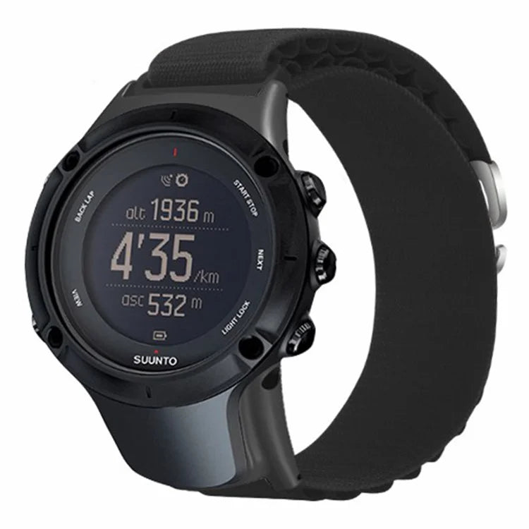 For Sunnto Ambit 3 / Ambit 3 Sport / Ambit 3 Run Peak Loop Nylon Bands Sport Nylon Replacement Strap