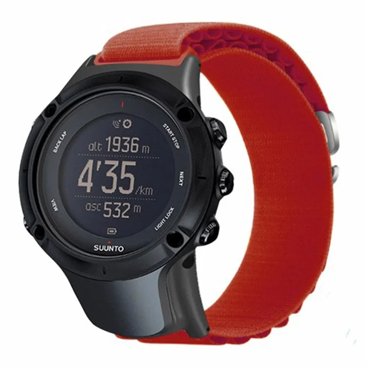 For Sunnto Ambit 3 / Ambit 3 Sport / Ambit 3 Run Peak Loop Nylon Bands Sport Nylon Replacement Strap