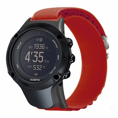 For Sunnto Ambit 3 / Ambit 3 Sport / Ambit 3 Run Peak Loop Nylon Bands Sport Nylon Replacement Strap