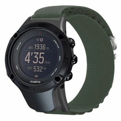 For Sunnto Ambit 3 / Ambit 3 Sport / Ambit 3 Run Peak Loop Nylon Bands Sport Nylon Replacement Strap