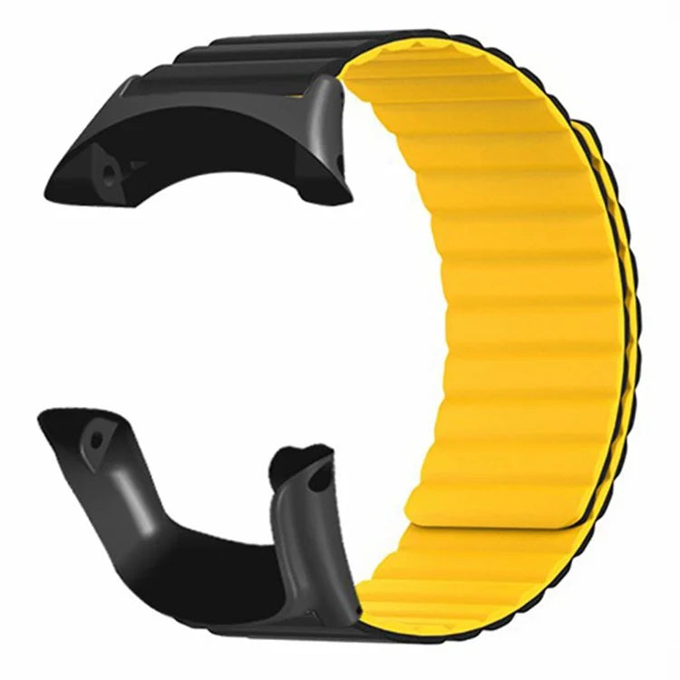 For Sunnto Ambit 3 / Ambit 3 Sport / Ambit 3 Run Silicone Sport Strap Magnetic Watch Band