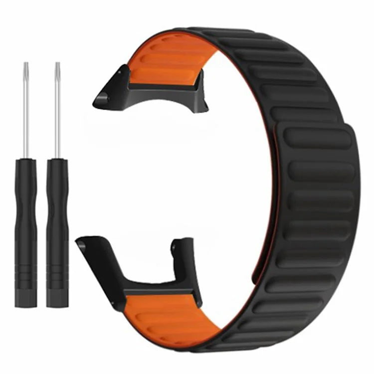 For Sunnto Ambit 3 / Ambit 3 Sport / Ambit 3 Run Silicone Sport Strap Magnetic Watch Band